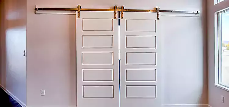 Glass Barn Door with Installation Hardware Kit Glendora