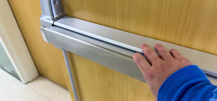 Installing a Push Bar on a Door Glendora